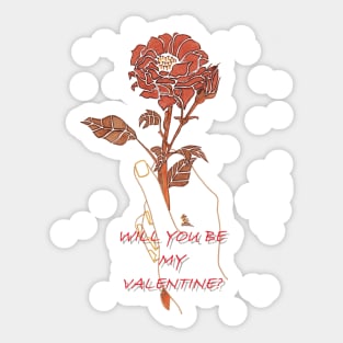 Be My Valentine! Sticker